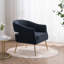 Fauteuil d'appoint en velours Chynna-2015316160