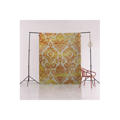 Yellow Themed Geometric Creative Modern Decorative Rug