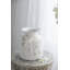 Vase de table en céramique blanc cassé-21250316