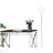 Madison Office Workspace Desk MDF/Chrome In Brown