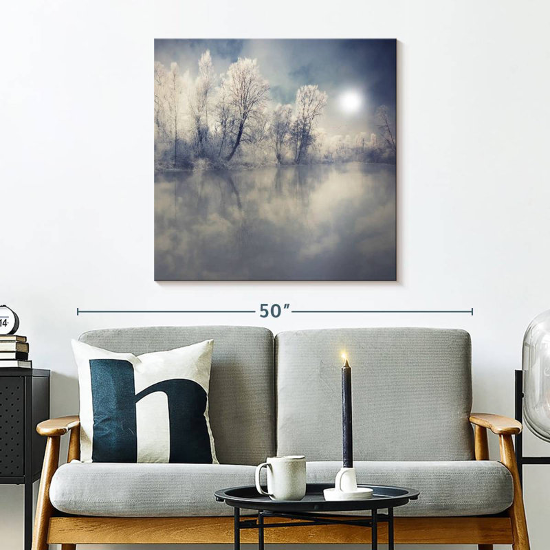Alvord Misty Winter Forest, H 30 po x l 30 po