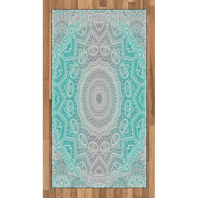 Tapis bleu area, Rectangle 2 pi 7 po x 5 pi