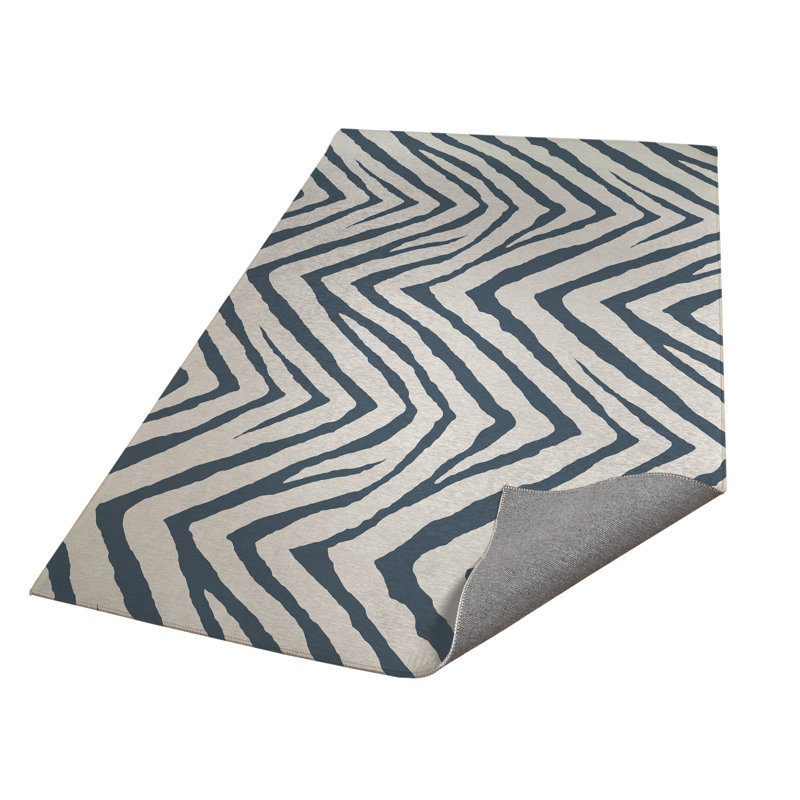 Zebra Stripe Activity Mat, Blue