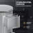 1.3 Gallon Trash Can, Waste Bin Garbage Container with Step Pedal, Easy-Close Lid & Removable Liner