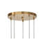 Awbree - Light Transparent/Brass Cluster Pendant-4717482-4717483