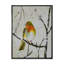 Décoration murale en toile rétro, oiseau sur branche