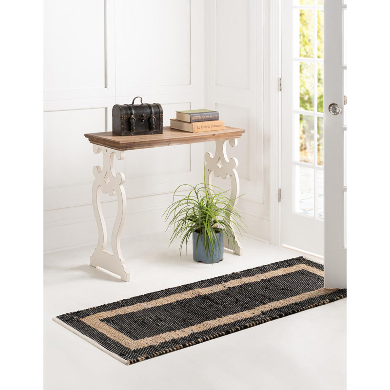 Balduin Flatweave Cotton Indoor Rug, Runner 2'7" x 10'