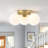 Pritee Glass Semi Flush Mount