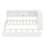Lit de jour avec couchette, armoires de rangement et ports USB