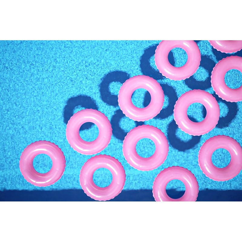 «Pink Tubes» par Marmont Hill, 30 po x 45 po, Toile