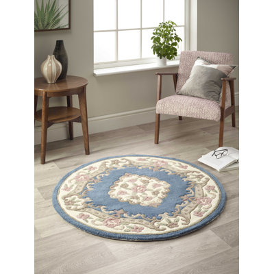 Comfort Oriental Wool Hand Woven Blue