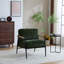 Chaise d'appoint moderne 27,56 po avec coussins moelleux-514253583