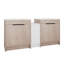 Meuble-lavabo autoportant avec lavabo et armoire de rangement