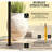 Convenient Barbecue Gazebo Shelter,Outdoor Grill Gazebo,with Side Awning,Side Shelves and Hooks-122773297