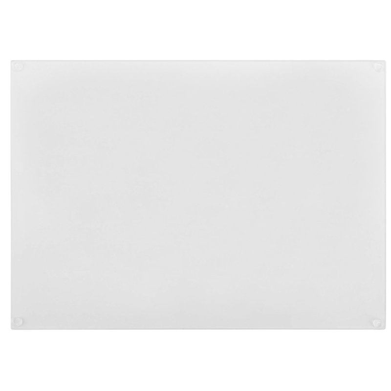 Tempered Glass Rose Chopping Board, 39 cm W x 28.5 cm L