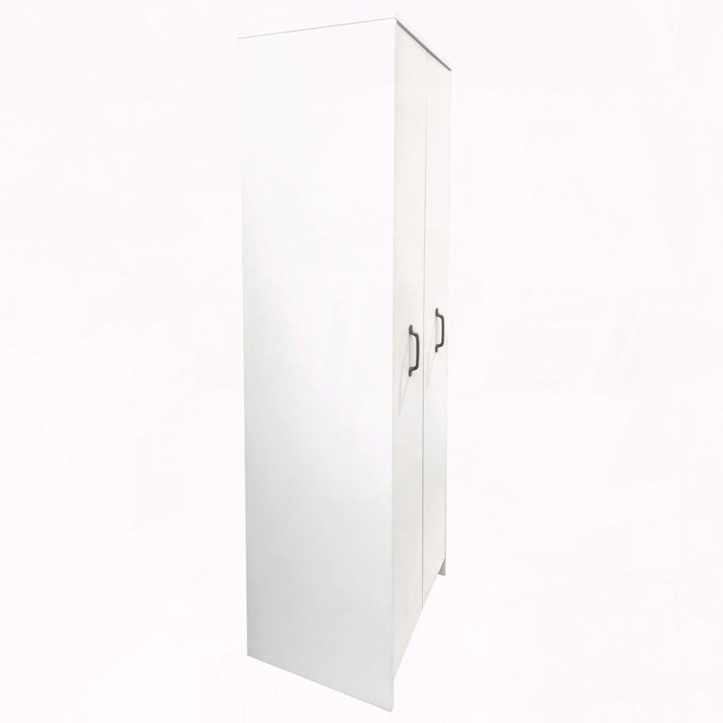 Bibliothèque de rangement coulissante avec 2 portes coulissantes