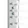 Lahaina 9.5-in ShowerSpa with 8-Multi-function Body Jets Multi-function Handshower and Tub Spout Seafoam Glass and Chrome
