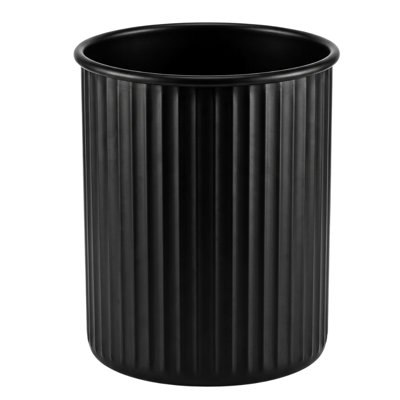 Handcrafted Ridge Embosssed Metal Kitchen Utensil Holder
