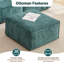 Canapé modulaire rembourré avec repose-pieds Makassar-928426125