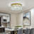 Crystal Chandelier Semi Flush Mount Ceiling Light Fixture Modern Chandeliers For Dining Room Living Room Bedroom-2019291826-2019291827