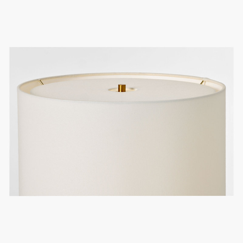 Vessel Table Lamp, Blue Anglia Crackle, 23" H x 11" W x 11" D