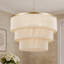 24" 5-Light Tiered Rope Drum Chandelier-1483515169