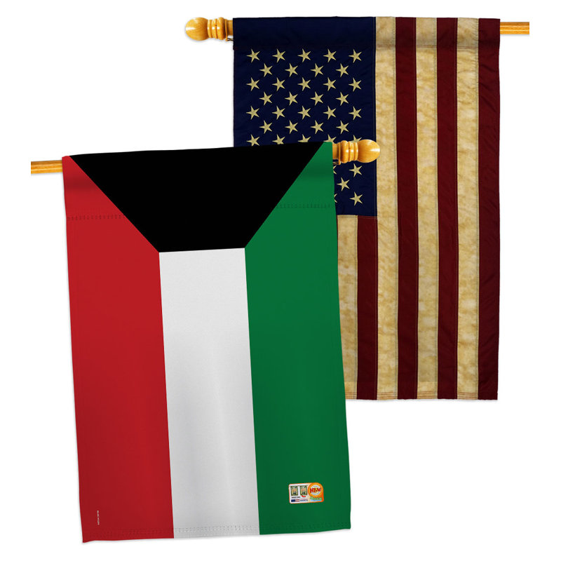 Double Sided 40'' H x 28'' W Polyester House Flag