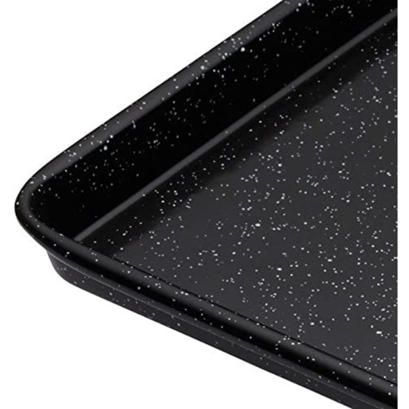MasterClass Vitreous Enamel Baking Tray, 40 cm H x 27 W cm x 2 D cm