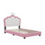 Lit tapissier élégant avec tête de lit couronne élégante Princess-154066805-154066804