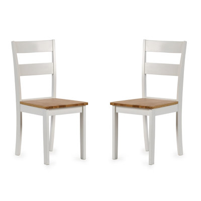 Hayasdan 42 cm H Solid Wood Ladder Back Dining Chair