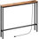 Table console étroite avec prises de courant intégrées et ports USB, table basse avec station de charge et rallonge pour le salon