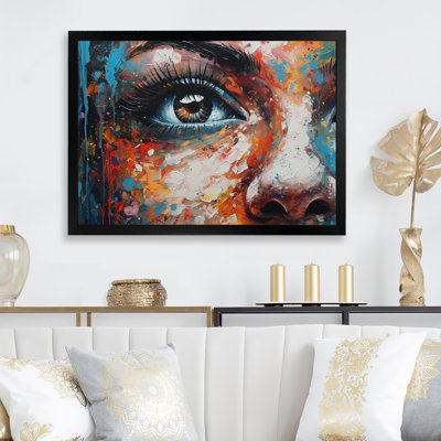 «Colorful Eye - Fashion Woman», reproduction sur toile
