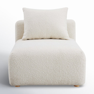 Hangover Cream Modular Armless Chair