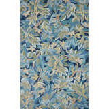 Avalonian Handmade Hand Tufted Wool Blue/Green Rug