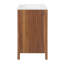 Meuble-lavabo de style champêtre avec lavabo en céramique intégré et quincaillerie à fermeture amortie