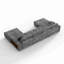 Canapé convertible en forme de U-117582060