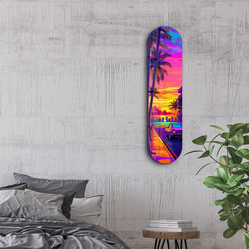 Peinture décorative en verre trempé