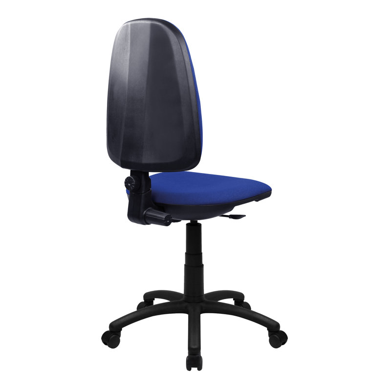 Polyester Blend Office Chair, Blue