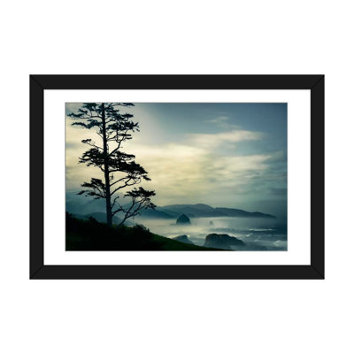 «Au-delà de l'arbre à la vue» par Don Schwartz - Impression sur toile tendue sur châssis