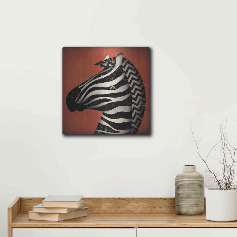 «Zebra Wow» par Ryan Fowler, H 12 po x l 12 po