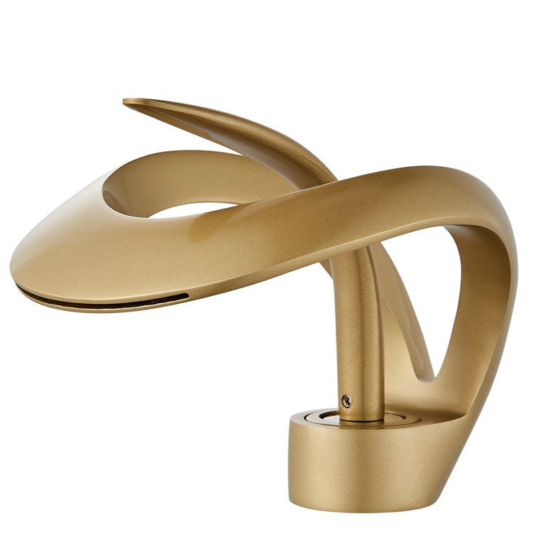 Bathroom Basin Sink Faucet Waterfall Single Handle Single Hole Vanity Mixer Tap
