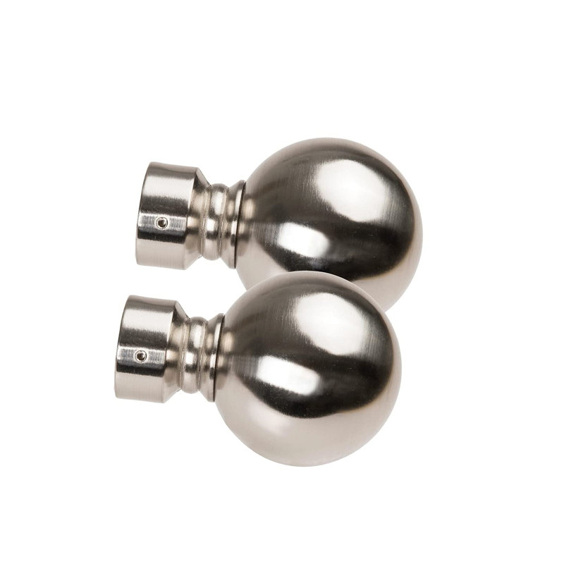 Weigelstown 6cm Finial, Brushed Silver