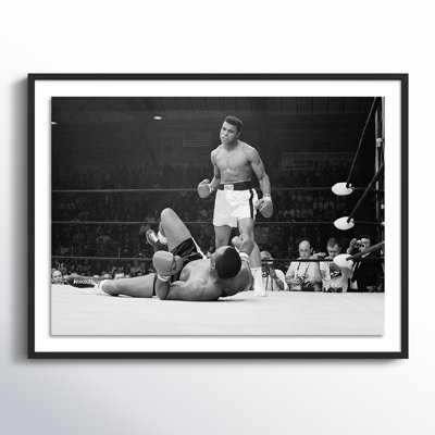 Boxers Muhammad Ali And Sonny Liston Fighting by Getty Images