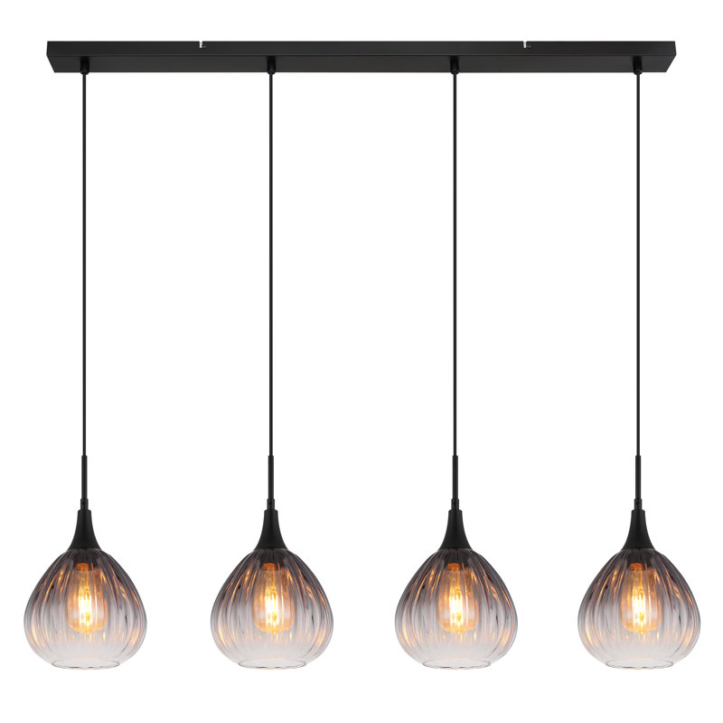 Dannelle 4 - Light Matte Black Pendant