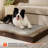 Bedsure ComfyFleece Cozy Crate Dog Bed for Large Dogs & Puppies, Orthopedic Egg Crate Foam with Removable Machine Washable Cover-121145520-121145502