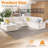 Glendora 112'' Sectional Sofa with USB Charging, Chaise Storage & Cup Holders-1872613204