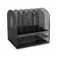 Organisateur de bureau en filet Onyx avec deux plateaux et six sections verticales-36586480