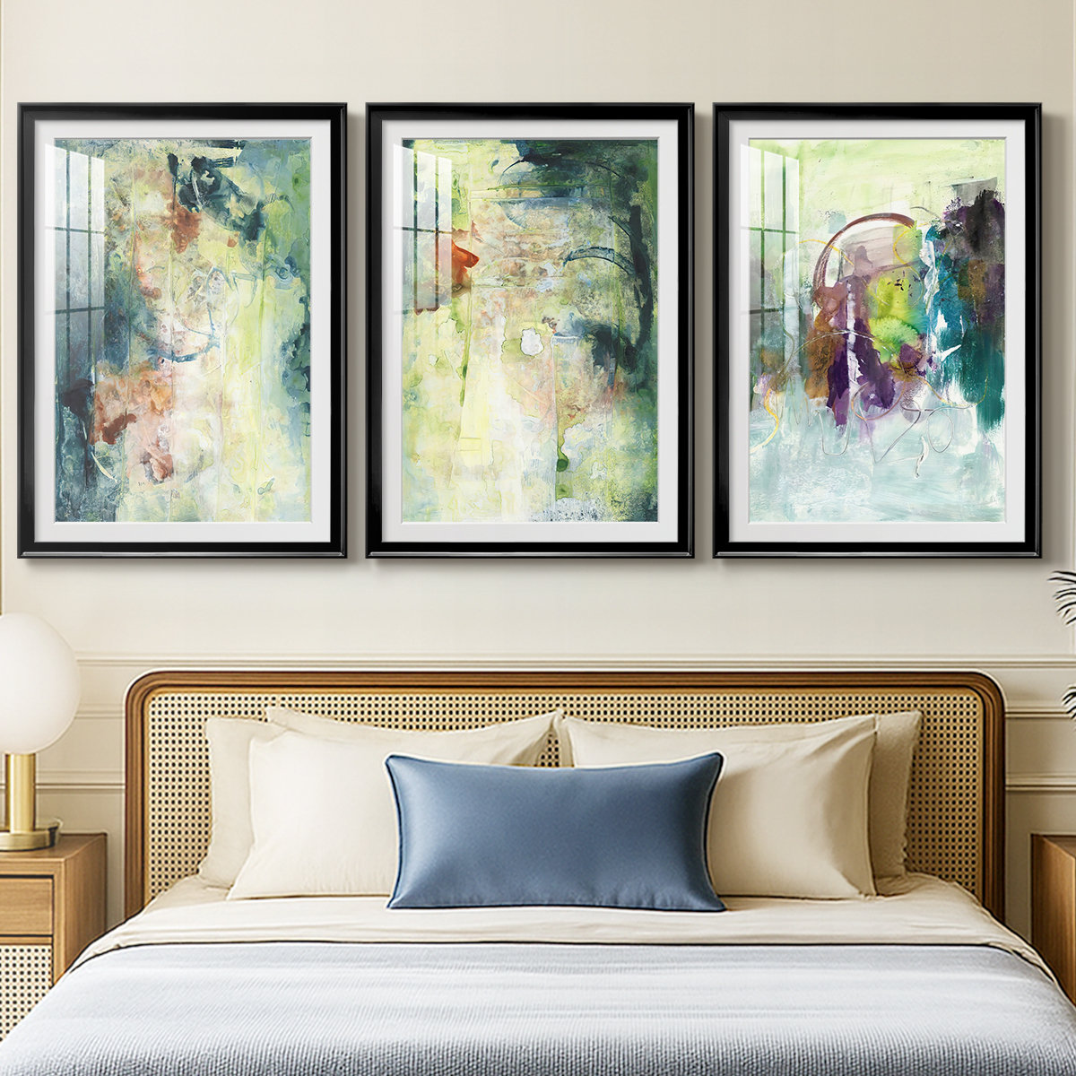 Hokku Designs Nature's Elements I -Custom Framed Premium Print W Matt ...