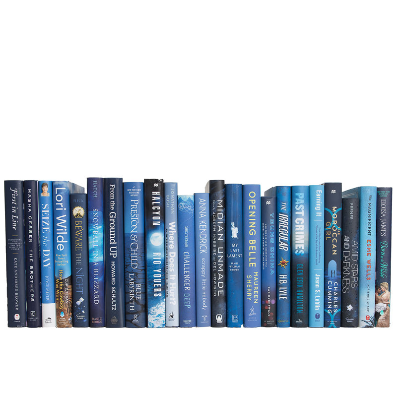 Modern Blue Jean Dust Jacket: Color by the Foot