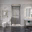 Porte de douche sans cadre l 33,3 po x H 72 po Anzzi-80579662